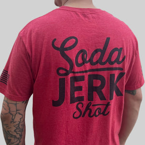 Soda Jerk Shot Classic Red Tee